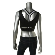 KIIND OF nowy czarny top fitness casual crop top S