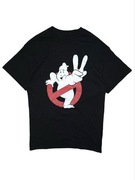 Czarna Koszulka z krótkim rękawem Ghost Busters retro vintage opium M