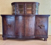 Kredens przedwojenny z nadstawką