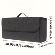 Organizer do bagażnika filcowy 50 cm torba samochodowa