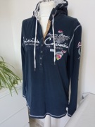 Soccx Blue damska bluza przez głowę z kapturem r 42/XL