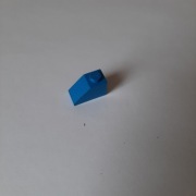 Lego 3040a niebieski Slope 45° 2 x 1 pusty