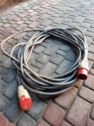 Przedłużacz siłowy gumowy 25 m 4*6 mm2 CEE 32A – stan bardzo dobry!