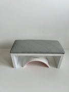 Podpórka poduszka pod dłoń do manicure | ekoskóra | miejsce na lampę UV