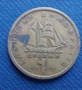 Moneta Grecja 1 drachma 1978
