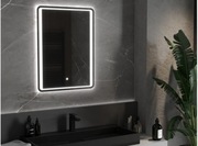 Lustro łazienkowe podświetlane 80 x 60 cm, LED 6000K, antypara