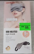 Maska rozgrzewająca na oczy. Kompresor USB 