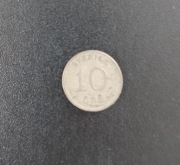 Szwecja. 10 ore. 1935. Srebro.