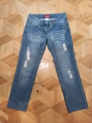 Dżinsy damskie do kostek rozmiar 38