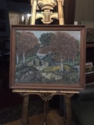 Obraz -Pasterze w lesie