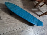 Stara deskorolka niebieska Skateboard fiszka