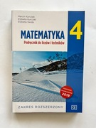 Matematyka. Podręcznik. Klasa 4. Zakres rozszerzony.  Jak nowa