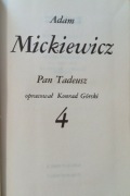 Pan Tadeusz - Adam Mickiewicz