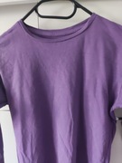 H&M bluzka długi rękaw fioletowa 134 140