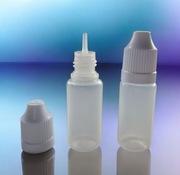 Butelka Plastikowa 10ml Kroplomierz 100szt PE-LDPE Chemia,Szczelna,Miękka 