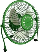 wentylator wiatrak biurkowy stojący pod USB YUGO zielony