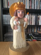 Madonna z Dzieciątkiem rzeźba drewniana