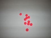 Koraliki fluo fi-5 akcesoria do błystek obrotowych 10szt