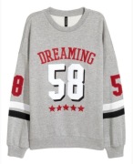 Bluza oversize hafty H&M 36/38