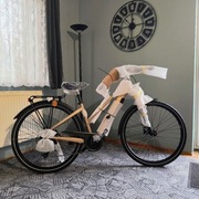 Romet E-Gazela 1.0 Piaskowy 17M 504WH 28 cali NIEUŻYWANY - nagroda 