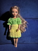 Ręcznie robiony zestaw na szydełku dla lalki Barbie Dream Besties