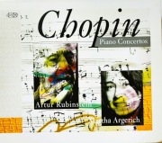 Chopin Koncert fortepianowe A. Rubinstein, M. Argerich