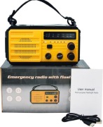 Radio solarne wielofunkcyjne z latarką