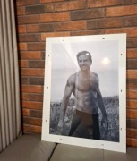 Plakat zdjęcie Bradley Cooper w antyramie  czarno biały