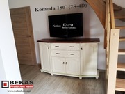 Komoda Stylowa Eksluzywna ECRU Clasik Dąb Lakierowany BEKAS Producent 