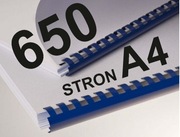 Podręcznik druk A4 mono do 650 stron + bindowanie