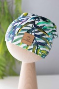 Czapka jednowarstwowa S 52-56cm – listki dzianinowa Czapkizglow.pl