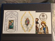 Bloki pocztowe Niemcy znaczki Święta Bożego Narodzenia lata 70