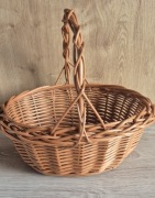 Koszyk wiklinowy kosz wiklinowy koszyczek wielkanocny 