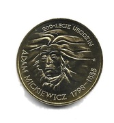 2 zł  ADAM  MICKIEWICZ z 1998 r  NG.67.