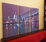 Obraz LONDYN Most Milenijny Katedra Św. Pawła 150x100 