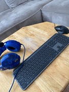 Zestaw gamingowy klawiatura, mysz, słuchawki