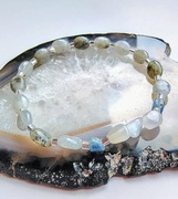 Bransoletka Labradoryt Kamień księżycowy Kyanit