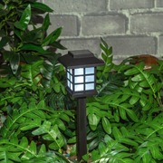 Lampa solarna wbijana London czarna LED Inspire