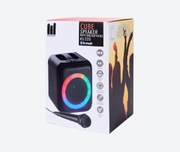 !!GŁOŚNIK KARAKOKE LED!! – Bluetooth, USB-C, mikrofon,  6h działania