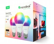 Nanoleaf Essentials Smart Bulbs zestaw 3 żarówek RGB E27 Matter BT LED