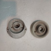 dwie oprawki ceramiczne do lamp