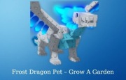 Frost Dragon Grow a Garden Pet GaG Roblox