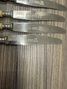 Sztućce Solingen, stal i bakelit 