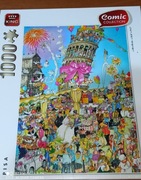 Puzzle King 1000 Comic Collection Pisa, Gerold Como