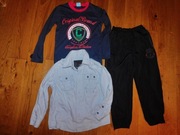 Zestaw ubrań spodnie Liverpool, koszula Next, bluzka 5-6 lat