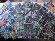 Karty piłkarskie JUVENTUS F.C. Mega super zestaw 121 kart Bez powtórek.