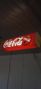 Neon świecący, stary Coca cola