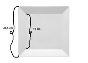 Talerz płytki/płaski LUBIANA 15 sztuk