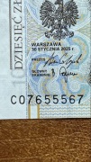 10 zł złotych RADAR UNC banknot CO 7655567