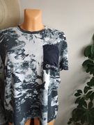 CALVIN KLEIN__koszulka  t-shirt   mozaika  logo     __BDB__L/XL